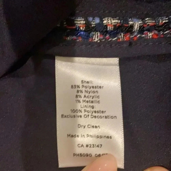 Talbots TWEED FRINGE SHIFT dress - Picture 10 of 12